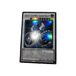 Yugioh! Crystal Clear Wing Synchro Dragon - RA04-EN059 - Ultra Rare - 1st Editio - Image 1
