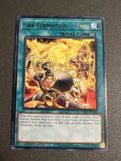Yugioh - Fire Formation - Tenki - Wild Survivors - Rare - LP - Image 1