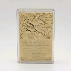 Charizard #06 23k Gold Plated Card Burger King Promo Pokemon Nintendo 1999 - Image 2