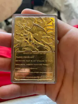 Charizard #06 23k Gold Plated Card Burger King Promo Pokemon Nintendo 1999 - Image 1