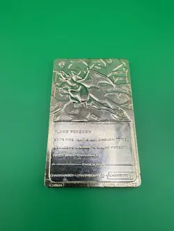 Charizard #06 23k Gold Plated Card Burger King Promo Pokemon Nintendo 1999 - Image 2