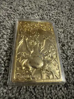 Charizard #06 23k Gold Plated Card Burger King Promo Pokemon Nintendo 1999 - Image 1