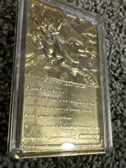 Charizard #06 23k Gold Plated Card Burger King Promo Pokemon Nintendo 1999 - Image 3