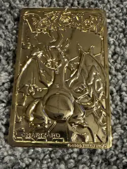 Charizard #06 23k Gold Plated Card Burger King Promo Pokemon Nintendo 1999 - Image 5