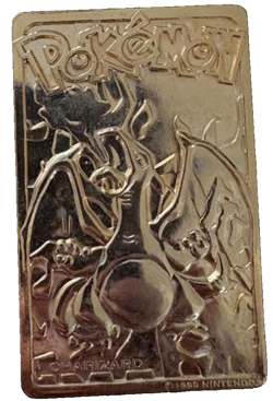 Charizard #06 23k Gold Plated Card Burger King Promo Pokemon Nintendo 1999 - Image 1