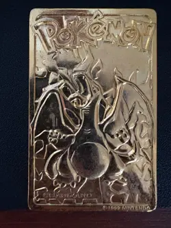 Charizard #06 23k Gold Plated Card Burger King Promo Pokemon Nintendo 1999 - Image 3