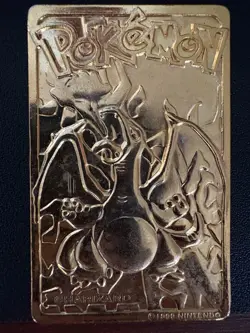 Charizard #06 23k Gold Plated Card Burger King Promo Pokemon Nintendo 1999 - Image 4
