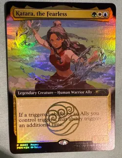 Magic The Gathering X Avatar Katara The Fearless FOIL Promo Card SDCC 2025 - Image 1