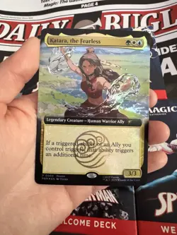 Magic The Gathering X Avatar Katara The Fearless FOIL Promo Card SDCC 2025 - Image 1