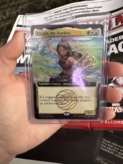 Magic The Gathering X Avatar Katara The Fearless FOIL Promo Card SDCC 2025 - Image 2