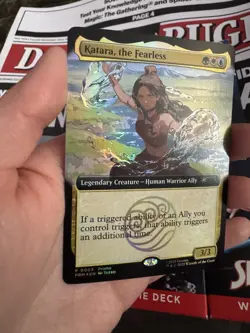 Magic The Gathering X Avatar Katara The Fearless FOIL Promo Card SDCC 2025 - Image 3