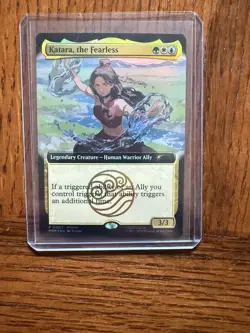 Magic The Gathering X Avatar Katara The Fearless FOIL Promo Card SDCC 2025 - Image 1