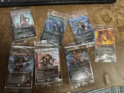 MtG - Universes Within Promo Set - All 7 - Themberchaud, Evin, Mathise, Rashel + - Image 1