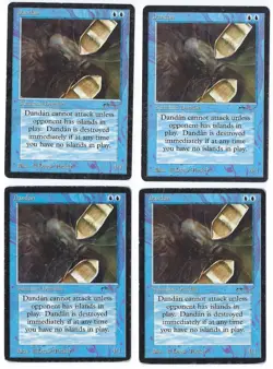 MtG Dandan Arabian Nights - 4x Playset x4 - Magic The Gathering MP/HP - Image 1