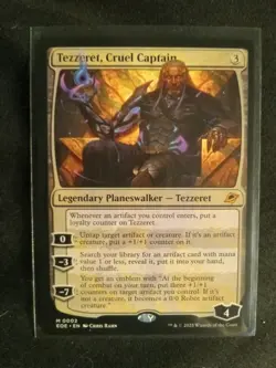 Tezzeret, Cruel Captain (Borderless) Edge of Eternities Regular - Image 1