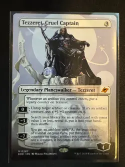 Tezzeret, Cruel Captain (Borderless) Edge of Eternities Regular - Image 1