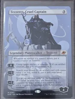 Tezzeret, Cruel Captain (Borderless) Edge of Eternities Regular - Image 1
