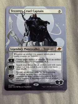 Tezzeret, Cruel Captain (Borderless) Edge of Eternities Regular - Image 1
