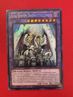 Yugioh! Alba System Dogmatikalamity - BLMM-EN011 - Secret Rare - 1st Edition NM - Image 1