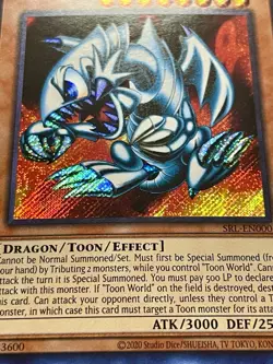 Blue-Eyes Toon Dragon | SRL-EN000 | Secret Rare | 25th Anniversary | NM | YuGiOh - Image 2