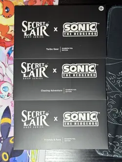 Super Sonic Foil Bundle All 3 foil Secret Lair sets Sonic The Hedgehog MTG - Image 1