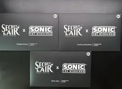 Super Sonic Foil Bundle All 3 foil Secret Lair sets Sonic The Hedgehog MTG - Image 1