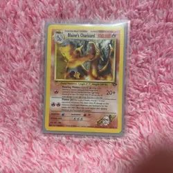 Pokemon TCG Blaine's Charizard Gym Challenge Holo Card 2/132 Unlimited Rare - Image 1