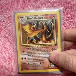 Pokemon TCG Blaine's Charizard Gym Challenge Holo Card 2/132 Unlimited Rare - Image 2