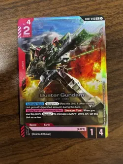 Buster Gundam (GD01-046) (NM) - Gundam Card Game - Newtype Rising (ENG) - Image 1