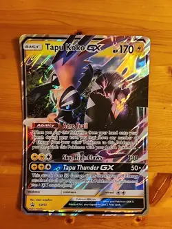 Pokemon Tapu Koko GX SM50 Black Star Promo Card - Image 1