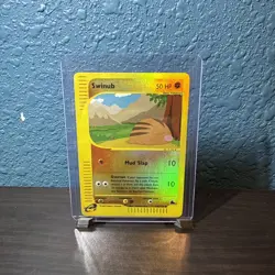 Swinub Skyridge Set Reverse Holo Foil Card 108/144 2003 Pokemon - Image 1