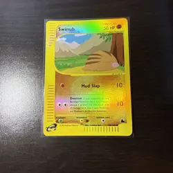 Swinub Skyridge Set Reverse Holo Foil Card 108/144 2003 Pokemon - Image 3