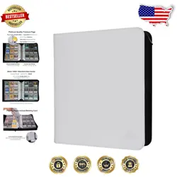 Ultra-Clear 9 Pocket Trading Card Binder - 78 Double-Sided Pages for Collectors - Image 1