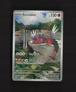 Koraidon SVP 014 Scarlet & Violet Full Art Black Star Promo Holo Pokemon Card NM - Image 1