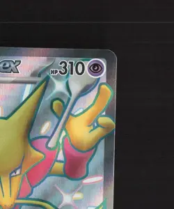 Alakazam ex 215/091 Paldean Fates Full Art Shiny Rare Holo Pokemon Card NM - Image 4