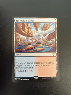 Spirebluff Canal Mtg Outlaws of Thunder Junction Regular Rare 270 - Image 1