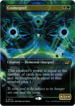 Cosmogoyf (Borderless Foil) - 0313 - Edge of Eternities - MTG NM/M SHIPS NOW - Image 1