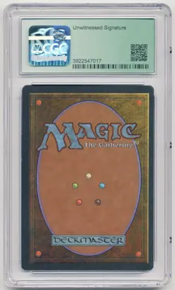 Graded Signed Axelrod Gunnarson CGC 8 Legends Artist Scott Kirschner MTG Magic! - Image 2