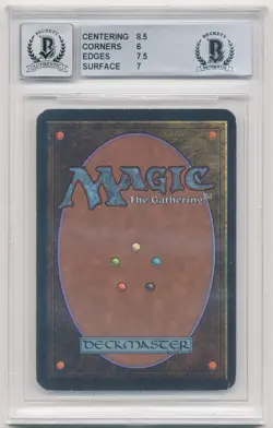 Graded Mark Rosewater Signed Orcish Oriflamme BGS Alpha 1993 MTG Magic Misprint! - Image 2