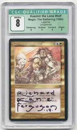 Graded Miscut Signed Kasimir the Lone Wolf CGC Artist Richard Kane Ferguson MTG! - Image 1