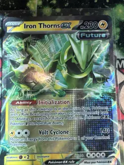 Pokemon Iron Thorns ex 077/167 Scarlet and Violet: Twilight Masquerade Free Ship - Image 1