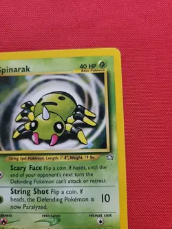 Pokemon: Spinarak #75/111 Neo Genesis 2000 Vintage Non-holo - LP - L67 (2 Cards) - Image 5