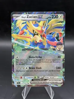 Pokemon Hops Zacian EX 111/159 Scarlet Violet Journey Together TCG - Image 1