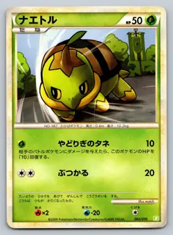 Turtwig 002/010 Torterra Deck Heavily Played Japanese Pokemon 2009 - Image 1