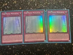 Yugioh 3x The Prime Monarch OP02 Super Rare! - Image 1