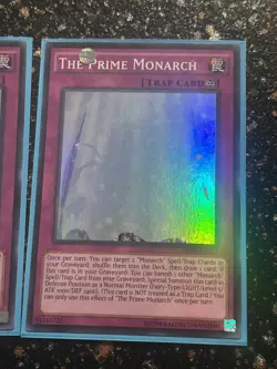 Yugioh 3x The Prime Monarch OP02 Super Rare! - Image 4