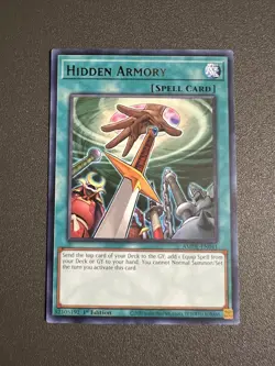 Hidden Armory - AMDE-EN041 - Rare - 1st Edition - YuGiOh - Image 1