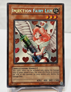Injection Fairy Lily LOD-100 Secret Rare Unlimited Yugioh 7121 - Image 1