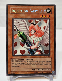Injection Fairy Lily LOD-100 Secret Rare Unlimited Yugioh 7120 - Image 1