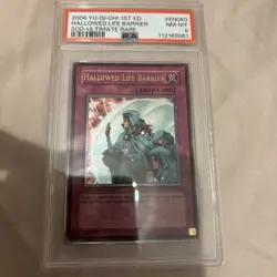 Yugioh Hallowed Life Barrier SOD-EN060 Soul of the ultimate -1st Edition PSA 8 - Image 3